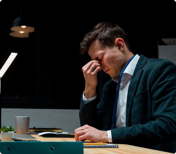 leader struggling with decisions